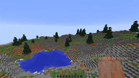 Fog Islands Custom terrain для Minecraft
