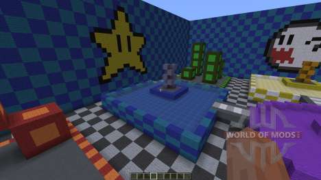 Mario Kart Wii Block Plaza Remake для Minecraft