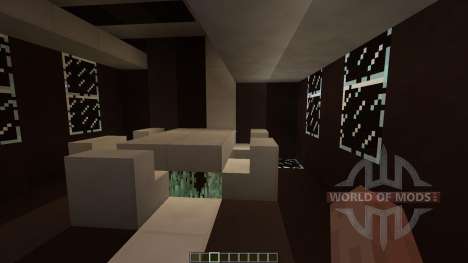 Black White Modern house для Minecraft
