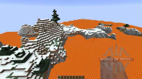 Lava island surival для Minecraft