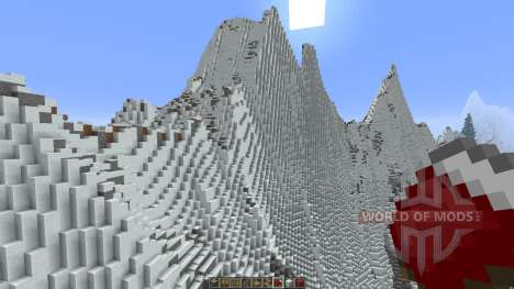 Mountainside Realistic Terrain для Minecraft
