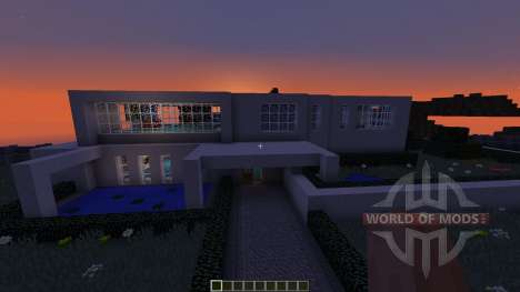 Modern Minecraft Mansion для Minecraft