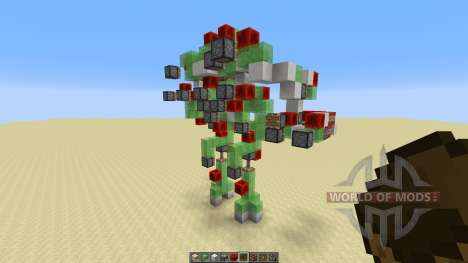 Atlas Mech Suit with Missile Launcher для Minecraft