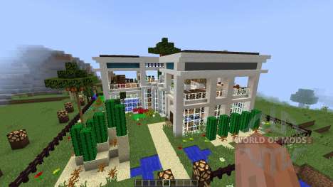 Cozy Cottage Luxurious Modern House [1.8][1.8.8] для Minecraft
