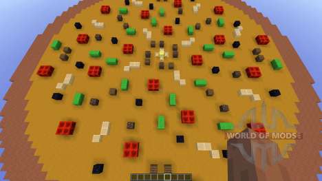 Pizza Spleef Minigame для Minecraft