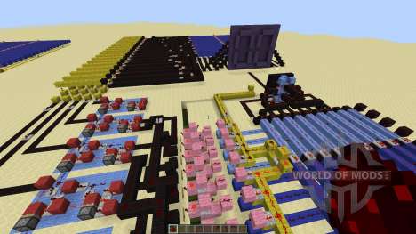 Redstone Calculator and Redstone Digital Clock для Minecraft