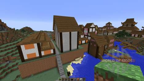 Japanese Village для Minecraft
