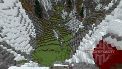 Mountainside Realistic Terrain для Minecraft