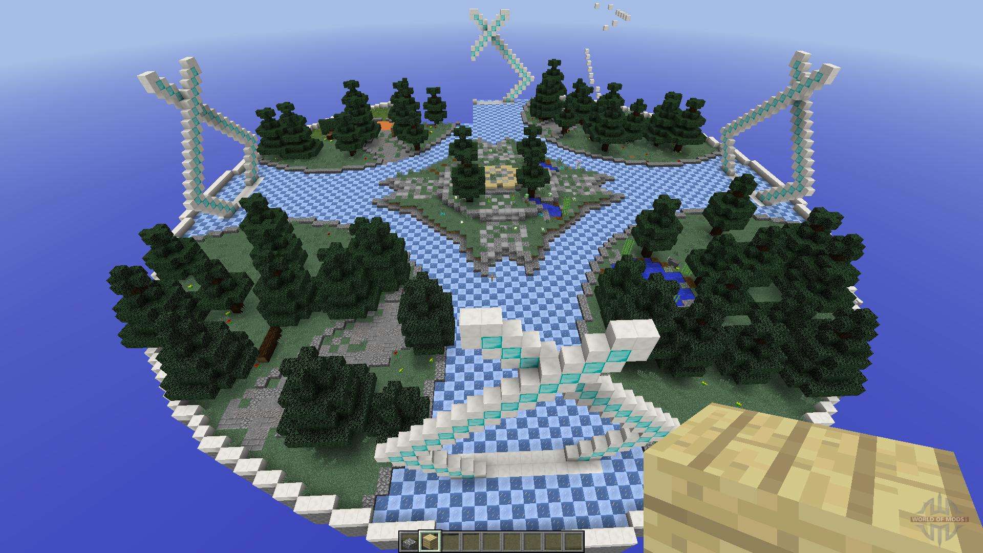 Скачать карту Красивый город для Minecraft 1.7.10