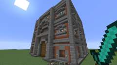 005 Cubic town house для Minecraft