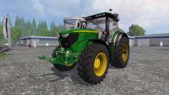 John Deere 6130R v2.0 для Farming Simulator 2015
