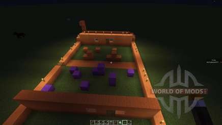 Paint ball map для Minecraft