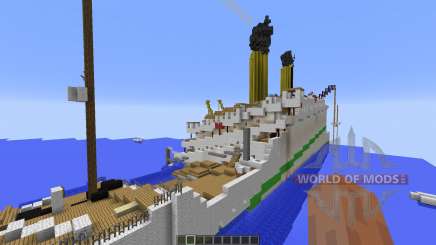 H.M.H.S.Britannic sinking для Minecraft