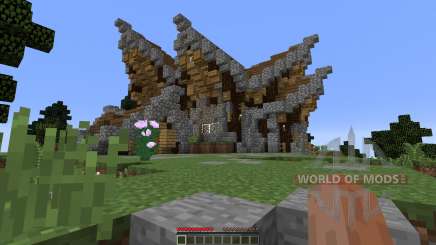 Fantasy nordic mansion для Minecraft