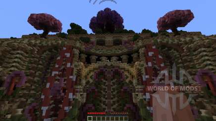 Mushellia Temple of tropical forest для Minecraft