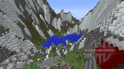 Mountainside Realistic Terrain для Minecraft