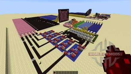 Redstone Calculator and Redstone Digital Clock для Minecraft