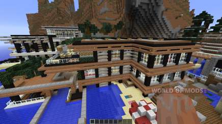 Luxurious Cove House для Minecraft