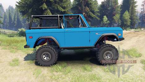 Ford Bronco 1966 [blue] для Spin Tires