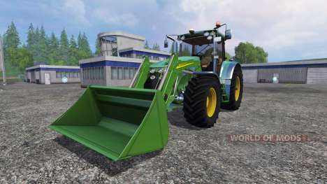 John Deere 7930 with front loader для Farming Simulator 2015