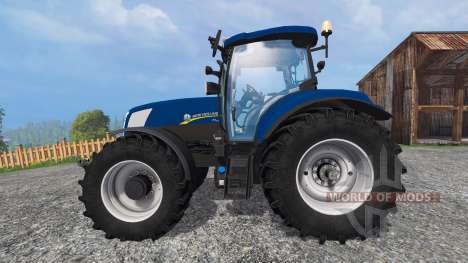 New Holland T7.270 blue power v1.1 для Farming Simulator 2015