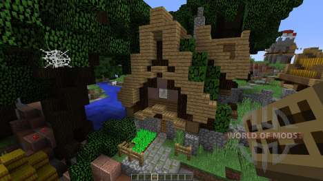 Medieval town для Minecraft