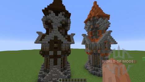 Medieval Tower Assorted Wood Variants для Minecraft