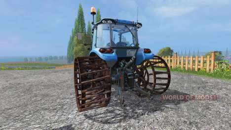 New Holland T4.75 v2.0 с железными колёсами для Farming Simulator 2015