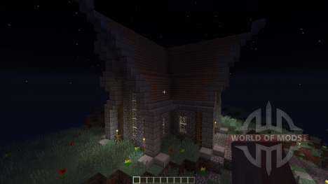 Medevial house для Minecraft