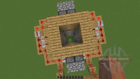Seamless in ground piston trap для Minecraft