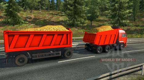 Камаз тандем для Euro Truck Simulator 2