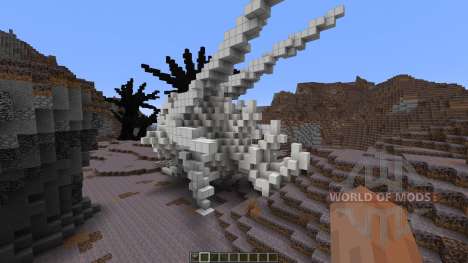 Wasteland of the dragons для Minecraft