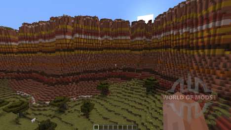 Mesa Savannah Canyons для Minecraft