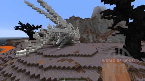 Wasteland of the dragons для Minecraft