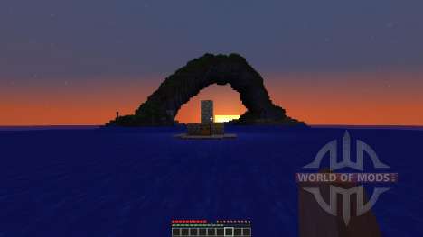 Ender Island A Difficult Island Survival Map для Minecraft