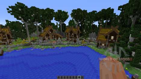 Viking Lake Town для Minecraft