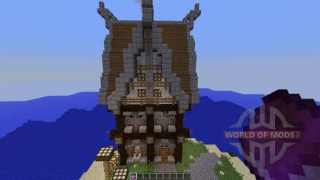 Steampunk Airship Of Thernop для Minecraft