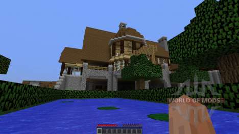 Minecraft map The Mansion для Minecraft