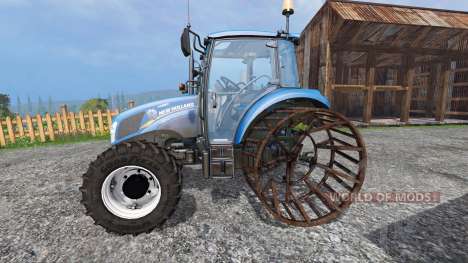New Holland T4.75 v2.0 с железными колёсами для Farming Simulator 2015