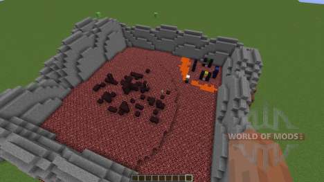Netherfortress Bedwars Map для Minecraft