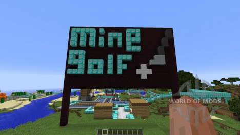 MINEGOLF Crazy Golf Putting Challenge для Minecraft