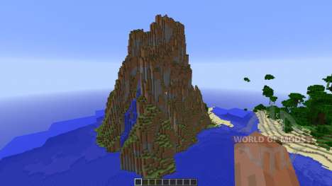 Aero Island Custom Island Landscape для Minecraft