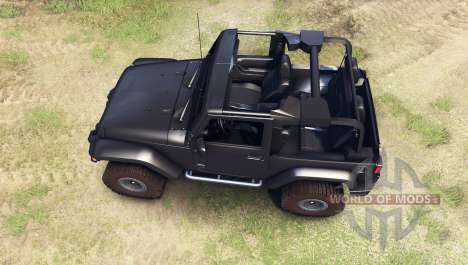 Jeep Wrangler black для Spin Tires