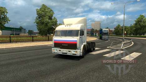 КамАЗ 54115 из сериала "Дальнобойщики" для Euro Truck Simulator 2