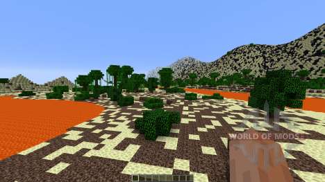 Fire Desert - Custom Terrain для Minecraft