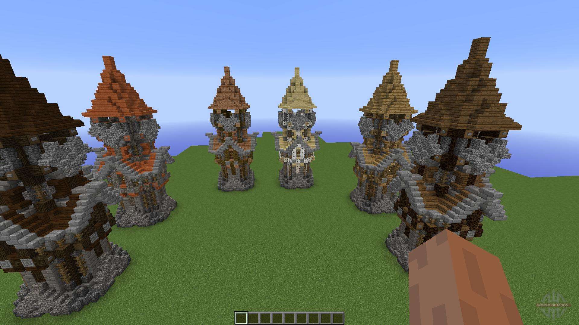Minecraft Средневековая башня
