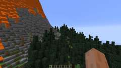The Erupting Volcano Survival Map для Minecraft