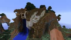 Circumflex Modern Water Mill House для Minecraft