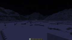 Realistic Snowy Mountains Costum Terrain для Minecraft