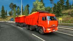 Камаз тандем для Euro Truck Simulator 2